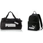 Schwarze Puma Herrensporttaschen mit Reißverschluss mit Schulterpolster 