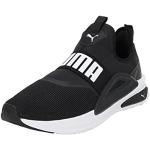 Schwarze Puma Softride Slip-on Sneaker ohne Verschluss für Herren Größe 43 