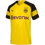 PUMA Unisex Kinder BVB Home Shirt Replica Junior Evonik with OPEL Logo Trikot, Cyber Yellow, 176