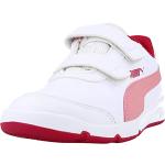 Puma Unisex-Kinder Stepfleex 2 Sl Ve V Ps Sneaker, White-Peony-Bright Rose, 28 EU