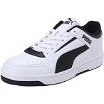 PUMA Unisex Rebound Joy Low Sneaker, White Black,
