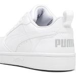 Reduzierte Hellgraue Puma Rebound Low Sneaker für Kinder Übergrößen 