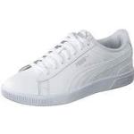 Weiße Casual Puma Vikky Low Sneaker aus Leder für Damen Größe 40,5 für den für den Sommer 