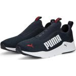 Reduzierte Dunkelblaue Puma Wired Rapid Slip-on Sneaker ohne Verschluss aus Textil für Kinder 