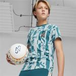 PUMA x NEYMAR JR Creativity T-Shirt Teenager | Mit Aucun | Blau | Größe: 128 Ocean Tropic-Turquoise Surf
