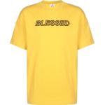Gelbe Kurzärmelige Puma Yellow Neymar Rundhals-Ausschnitt T-Shirts für Herren Größe L 