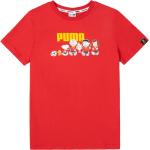 Rote Puma Die Peanuts Kinder T-Shirts Größe 164 