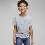 Graue Kurzärmelige Puma Trolls Kinder T-Shirts für Jungen Größe 98 
