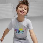 Graue Kurzärmelige Puma Trolls Kinder T-Shirts für Jungen Größe 152 