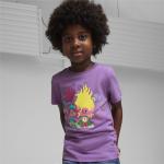 Braune Kurzärmelige Puma Trolls Kinder T-Shirts für Jungen Größe 140 
