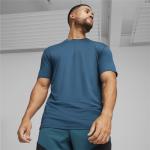 Reduzierte Blaue Kurzärmelige Puma Lite T-Shirts für Herren Größe XL 