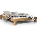 Möbel-Eins Holzbetten gebeizt aus Fichte 140x200 