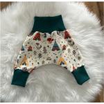 Motiv Kinderharemshosen & Kinderpluderhosen mit Fuchs-Motiv aus Jersey maschinenwaschbar für Babys für den für den Sommer 
