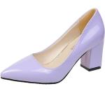 Pinke Elegante Spitze Blockabsatz High Heels & Stiletto-Pumps aus Gummi leicht für Damen Größe 39 für den für den Sommer 