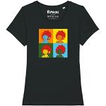 Schwarze Pumuckl T-Shirts für Damen Größe S 