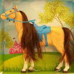 Hellbraune 30 cm Barbie Pferde & Pferdestall Kuscheltiere & Plüschtiere 