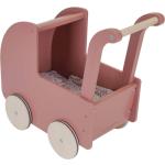 Pinke Retro Little Dutch Lauflern Puppenwagen aus Holz 