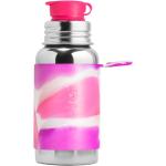PuraSport™ Flasche - 500ml - BigMouth™ Aufsatz (inkl. Silikonüberzug) - Pink Swirls