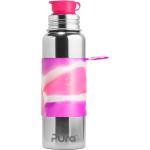 PuraSport™ Flasche - 800ml - BigMouth™ Aufsatz (inkl. Silikonüberzug) - Pink Swirls