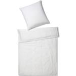 Weiße Elegante Leinenbettwäsche aus Leinen maschinenwaschbar 220x200 