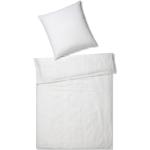 Weiße Elegante Leinenbettwäsche aus Leinen maschinenwaschbar 240x220 