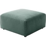 Grüne PURE HOME LIFESTYLE Quadratische Sitzhocker aus Textil Breite 0-50cm, Höhe 0-50cm, Tiefe 0-50cm 