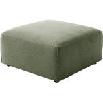 Olivgrüne PURE HOME LIFESTYLE Quadratische Sitzhocker aus Textil Breite 0-50cm, Höhe 0-50cm, Tiefe 0-50cm 
