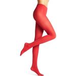 Rote Elegante Feinstrumpfhosen aus Polyamid für Damen Größe 50 