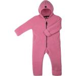 Pinke pure pure Bio Nachhaltige Fleece-Overalls für Kinder mit Reißverschluss aus Fleece für Babys Größe 80 für den für den Winter 