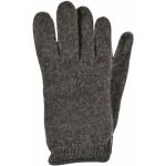 Braune pure pure Nachhaltige Herrenhandschuhe aus Wolle Größe 8 