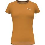 Braune Melierte Salewa Pure T-Shirts aus Polyamid für Damen Größe M für den für den Sommer 