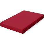 Rote Schlafgut Bio Nachhaltige Spannbettlaken & Spannbetttücher aus Baumwolle trocknergeeignet 200x200 