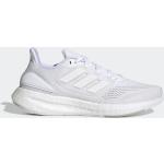 Weiße adidas Pure Boost Herrenlaufschuhe mit Schnürsenkel in Normalweite aus Mesh leicht Größe 40,5 