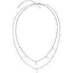 Silberne Purelei Zweireihige Halsketten & Mehrlagige Halsketten aus Edelstahl 