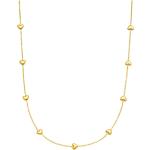 Goldene Purelei Halsketten & Halsschmuck vergoldet aus Edelstahl 