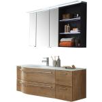 Puris Swing Badmöbel Set - 120 cm, Spiegelschrank, Waschtisch wählbar, Waschtischunterschrank, Unterschrank- B: 1206 H: - T: 520