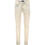 Lila Skinny Jeans aus Baumwollmischung für Herren Größe XXL 