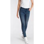 Reduzierte Dunkelblaue Alife & Kickin Slim Fit Jeans aus Denim für Damen Größe XS 