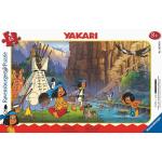 15 Teile Yakari Rahmenpuzzles aus Pappe für 3 - 5 Jahre 