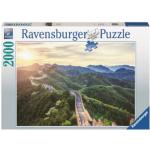 Reduzierte 2000 Teile Ravensburger Puzzles mit Chinesische Mauer Motiv 