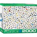 2000 Teile Eurographics Puzzles mit Tiermotiv 