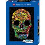 Puzzle - Doodle Skull - Standard 1000 Teile