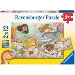 Reduzierte 12 Teile Ravensburger Feen Kinderpuzzles für 3 - 5 Jahre 