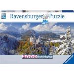 Reduzierte 2000 Teile Ravensburger Puzzles mit Schloss Neuschwanstein Motiv für ab 12 Jahren 
