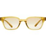 Gelbe Rechteckige Damensonnenbrillen aus Acetat 