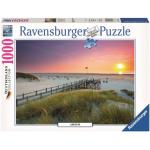 Reduzierte 1000 Teile Ravensburger Puzzles mit Sonnenuntergang-Motiv 