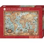Puzzle - The World - Standard 2000 Teile