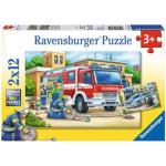 Reduzierte 12 Teile Ravensburger Polizei Kinderpuzzles für 3 - 5 Jahre 