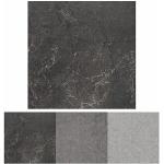 Reduzierte Schwarze Quadratische Selbstklebende Bodenfliesen aus Vinyl 