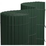 PVC Sichtschutzmatte | 200x400 cm, grün | JAROLIFT Sichtschutz / Sichtschutzzaun aus Kunststoff für Balkon, Garten, Terrasse